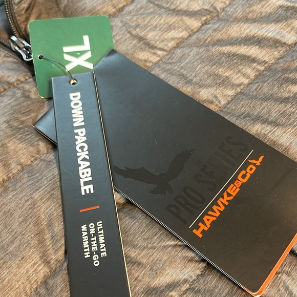 Hawke & Co. sport packable ultralight gray down jacket size extra large - Picture 6 of 11